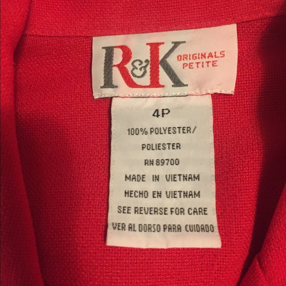 Petite suit top by R & K Originals. Final price! - Picture 6 of 7